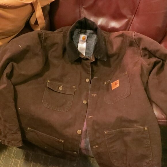 Carhartt blanket lined chore coat mens XL brown - Picture 1 of 1